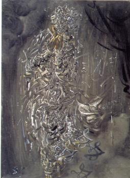 Salvador Dali : Saint Surrounded by Three Pi-Mesons